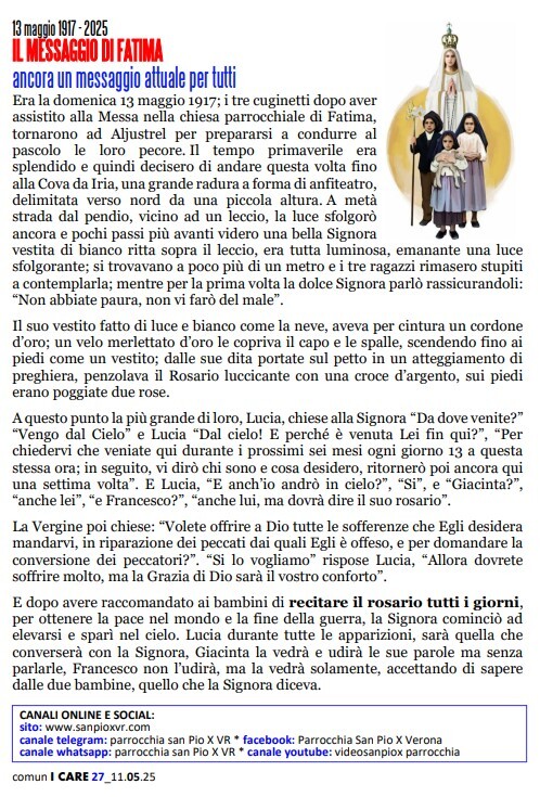 Comun I Care 10 Maggio pag. 1