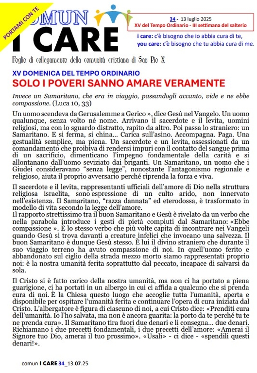 Comun I Care 12 Luglio pag. 1