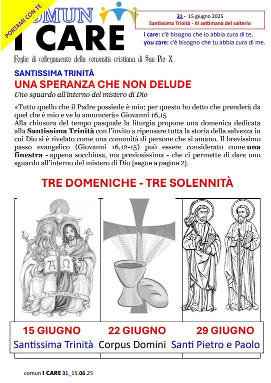 Comun I Care 13 giugno pag. 1