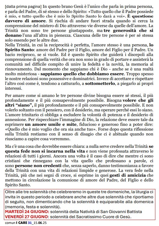 Comun I Care 13 giugno pag. 1