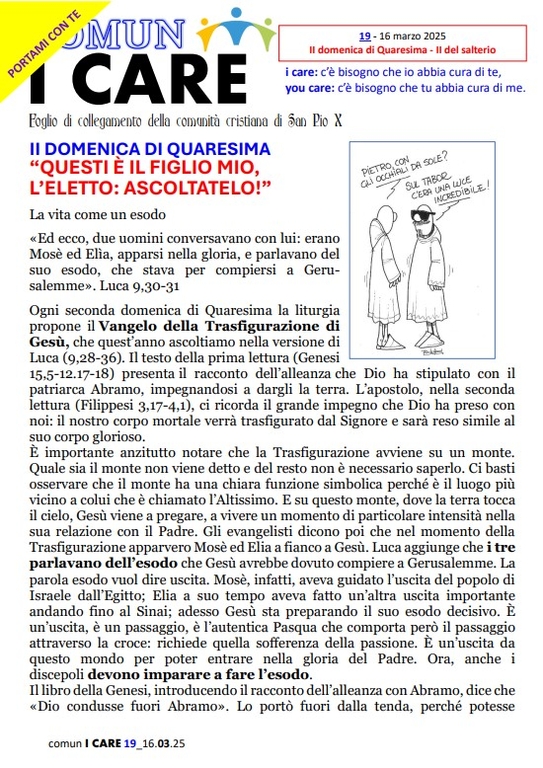 Comun I Care 15 Marzo pag. 1