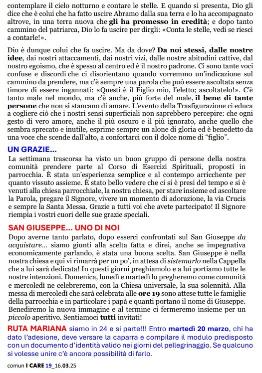 Comun I Care 15 Marzo pag. 1