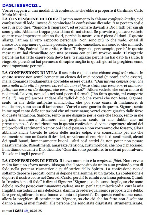 Comun I Care 15 Marzo pag. 1