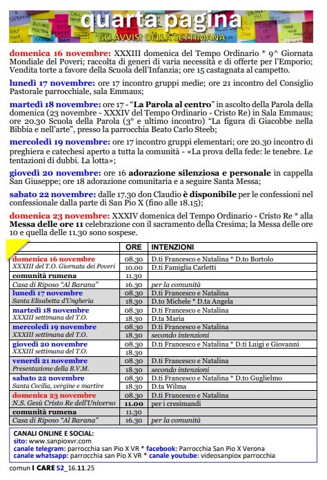 Comun I Care 15 novembre pag. 1