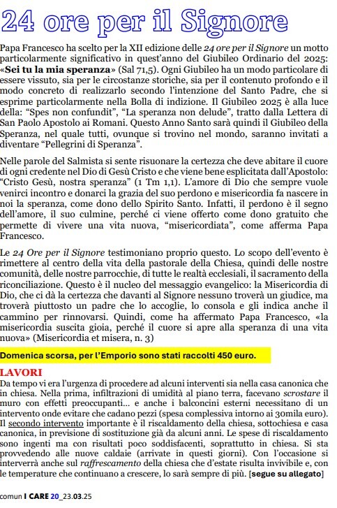Comun I Care 22 Marzo pag. 1