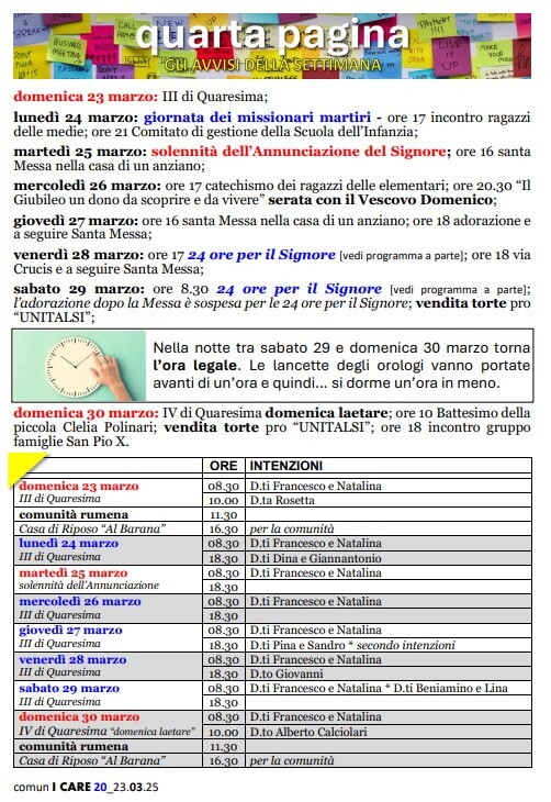 Comun I Care 22 Marzo pag. 1