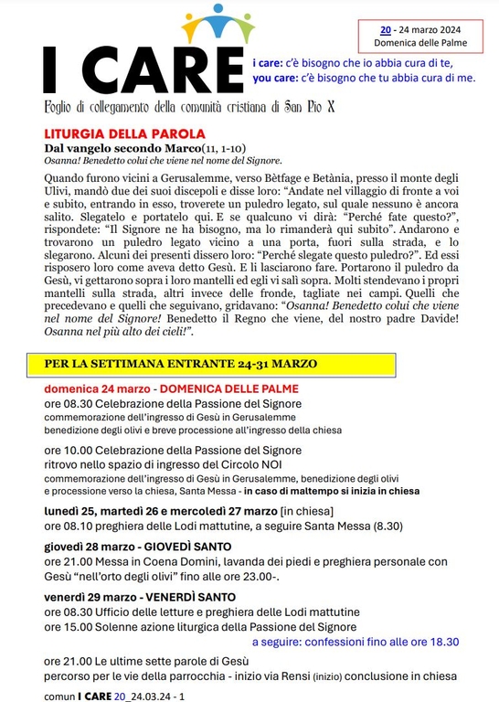 Comun I Care 24 Marzo pag. 1