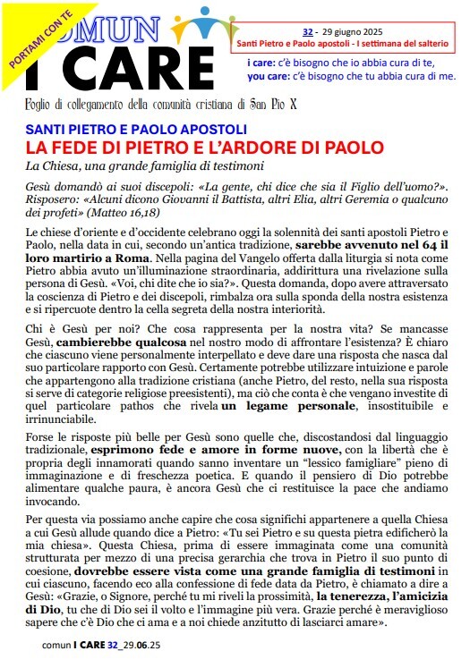 Comun I Care 28 Giugno pag. 1