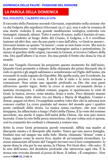 Comun I Care 28 Marzo pag. 1