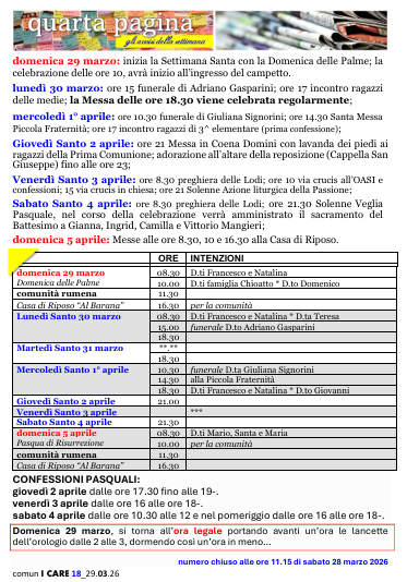 Comun I Care 28 Marzo pag. 1