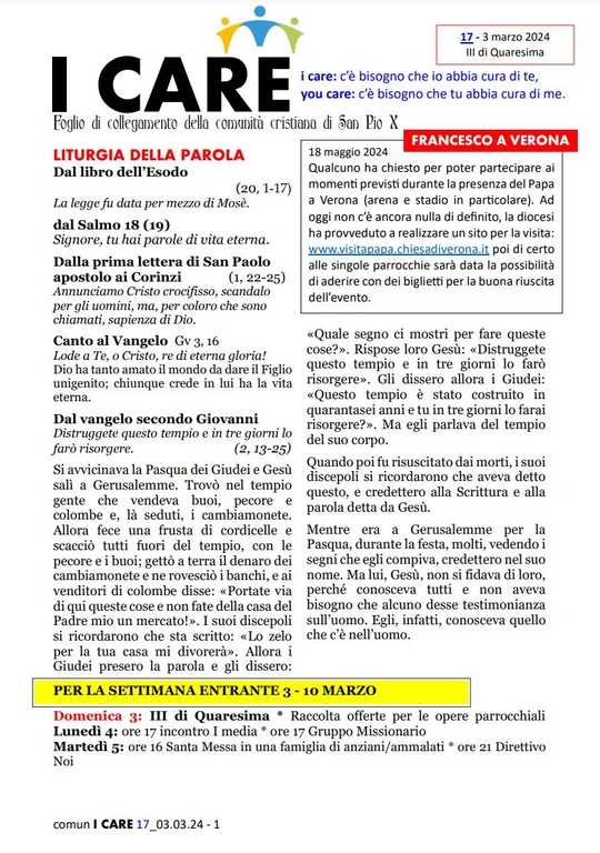 Comun I Care 2 Marzo pag. 1