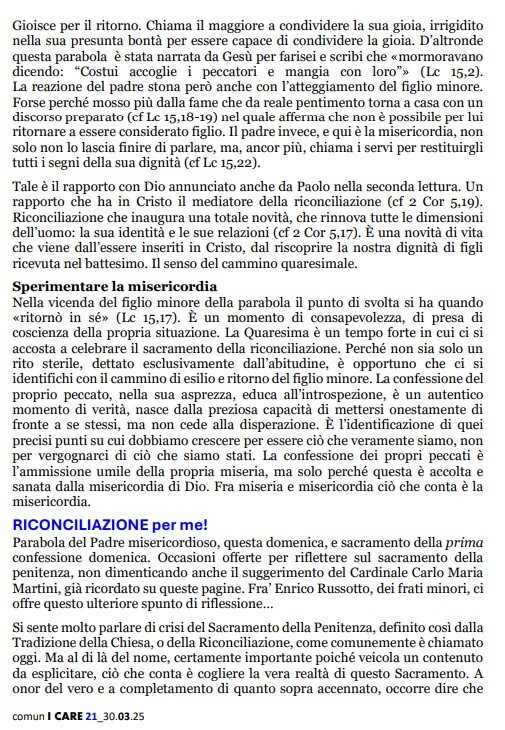Comun I Care 30 marzo pag. 1
