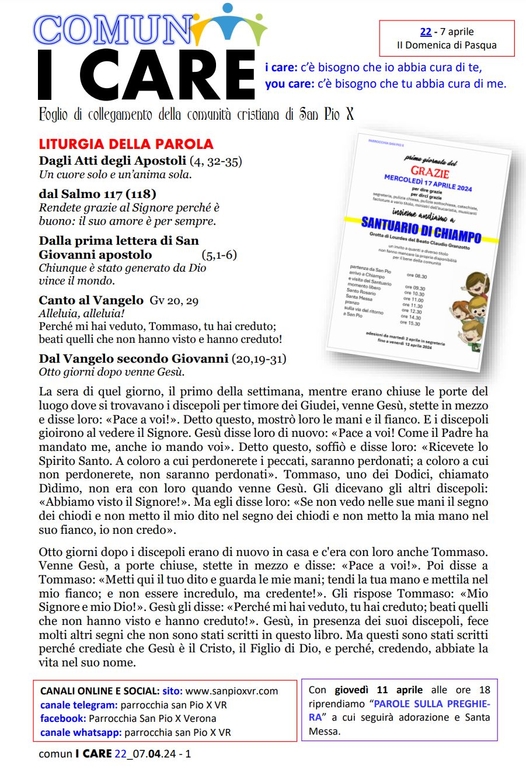 Comun I Care 7 Aprile pag. 1