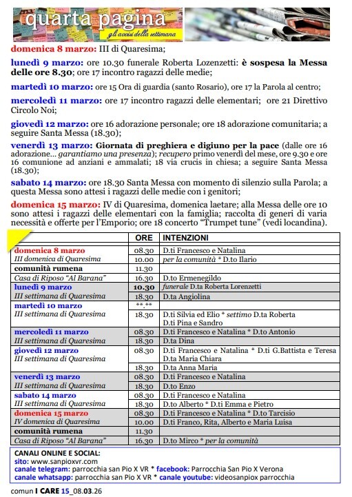 Comun I Care 7 marzo pag. 1