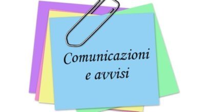 Comunicazioni e avvisi 400x220